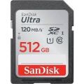 SANDISK 512GB ULTRA SDSDUNC-512G-GN6IN SDHC HAFIZA KARTI