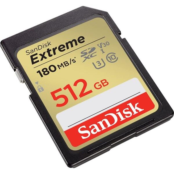 SANDISK 512GB EXTREME SDSDXVV-512G-GNCIN V30 SDXC HAFIZA KARTI