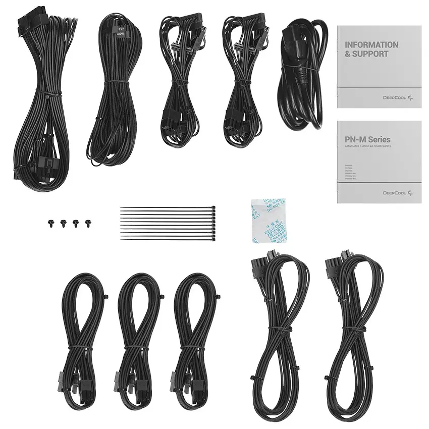 DEEPCOOL 850W 80+ GOLD PN850M PCIE 5.1 Power Supply