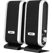 Snopy SN-820 2.0 Siyah/Gümüş Lcd İnce Tasarım USB Multimedia Speaker Hoparlör