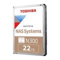 TOSHIBA 22TB N300 HDWG62CUSZVA 512GB 7200RPM SATA3 NAS DİSKİ