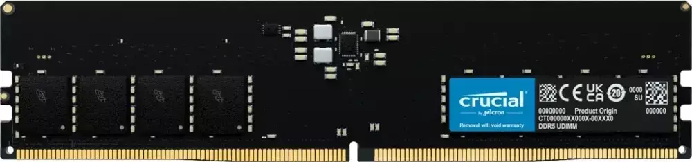 Crucial 32GB 4800MHz DDR5 CT32G48C40U5