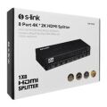 S-link SW-KC32 8 Port 4K '' 2K Hdmi Splitter