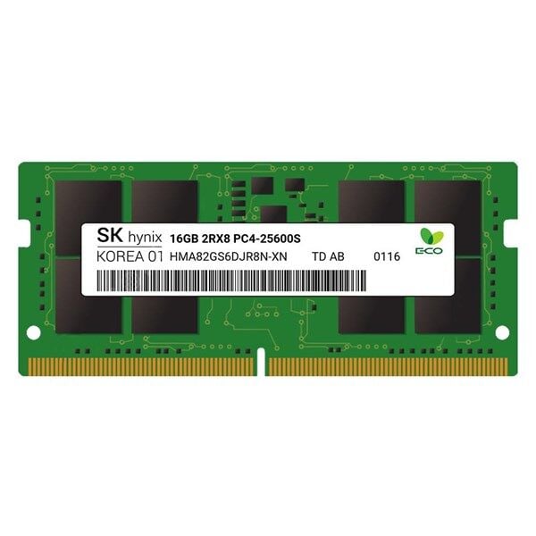 HyNIX 16GB DDR4 3200MHZ ECC NOTEBOOK RAM VALUE HMA82GS7DJR8N-XN