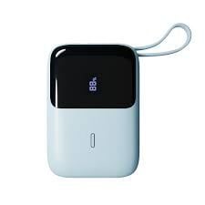 S-LINK P109M 10000mAh PD20W+QC18W+HSC22.5W Mavi LCD Taşınabilir Pil Şarj Cihazı Powerbank