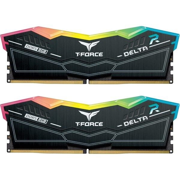 TEAM 32GB (2X 16GB) DDR5 7800MHZ CL38 RGB DUAL KIT PC RAM T-FORCE DELTA FF3D532G7800HC38DDC01