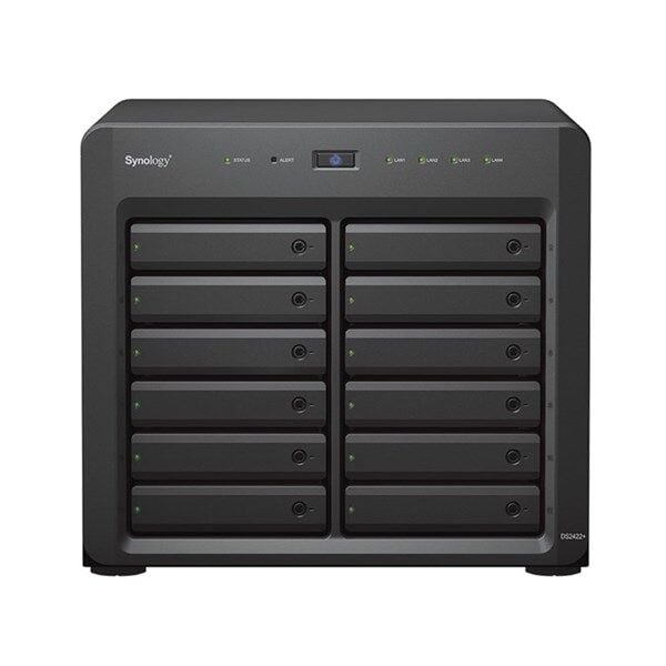 SYNOLOGY DS2422-32G PLUS RYZEN V1500B-32GB RAM-12-diskli Nas Sunucu (Disksiz)