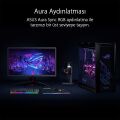 Asus Rog Chakram Rgb Qi Şarj Ve Yan Joystıck Üç Modlu Bağlantı Kablolu/2.4Ghz/Bluetooth 16000 Dpı Sensör Vidasız Manyetik Tuşlar Ve Kapak Aura Sync