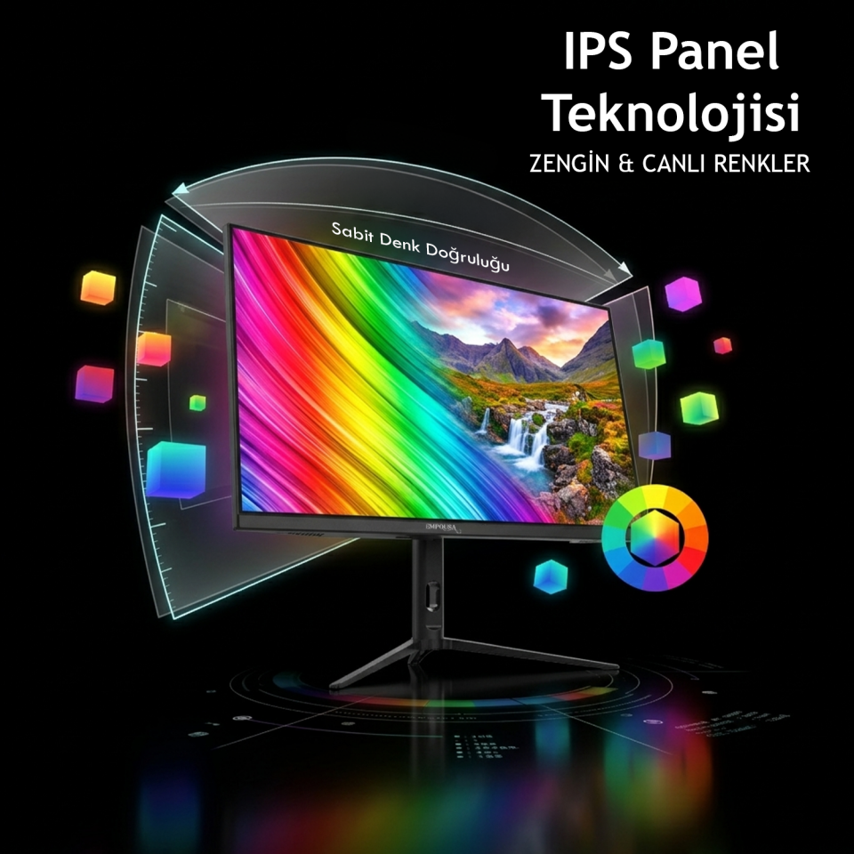 INCA 27'' IPS ILM-272KXG 0.5ms 300Hz HDMI-DP Pivot Gaming Monitör 2560 X 1440