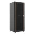 AGER 42U 800x800mm Dikili Tip Siyah Kabinet Vega AG-VB42U8080S1 Cam Kapak