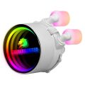 GAMEBOOSTER 240MM INFINITY 240 GB-LCS-P240-WE RGB AM5-1700P SIVI SOĞUTMALI İŞLEMCİ FANI BEYAZ