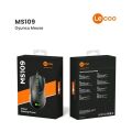 LENOVO LECOO MS109 USB RGB Led Aydınlatmalı 6400dpi Gaming Optic Siyah Mouse