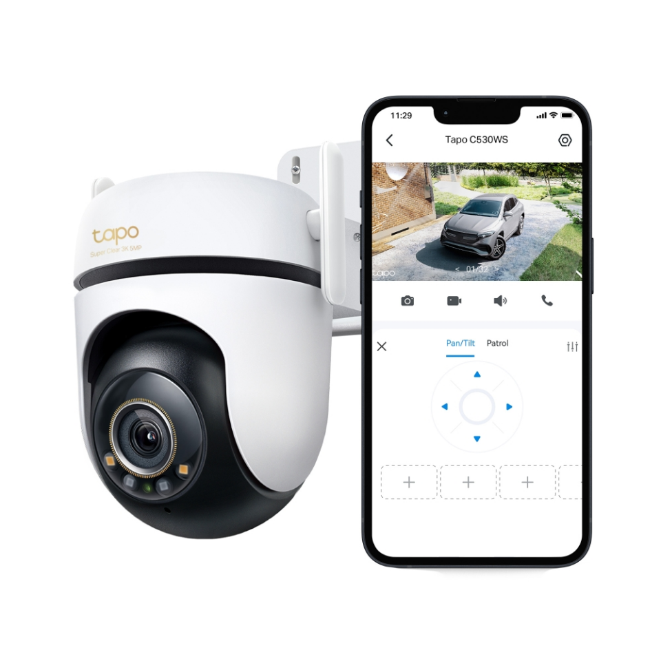 TP-LINK 2mp 4mm Kablosuz Wıfı Pan-Tilt IP Kamera Tapo C530WS