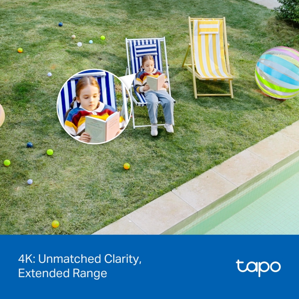 TP-LINK 8mp 4mm Kablosuz Wıfı Pan-Tilt IP Kamera Tapo C560WS