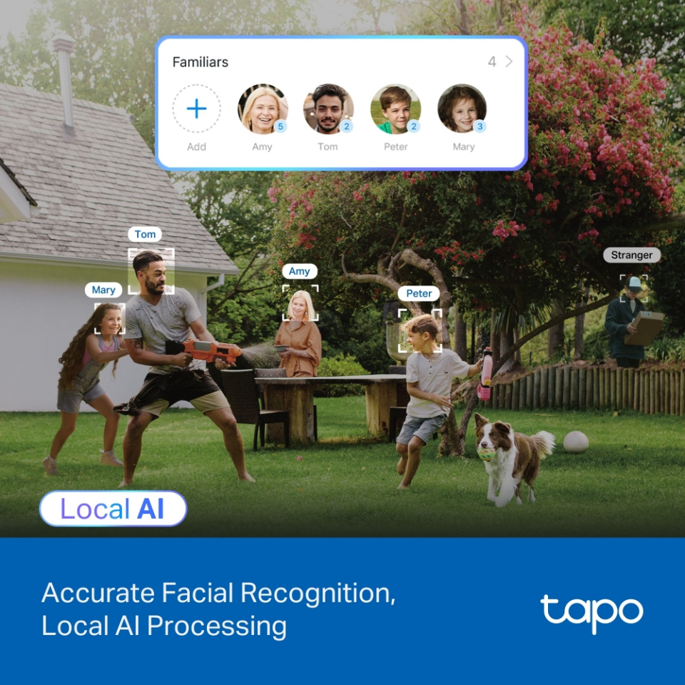 TP-LINK 8mp 4mm Kablosuz Wıfı Pan-Tilt IP Kamera Tapo C560WS