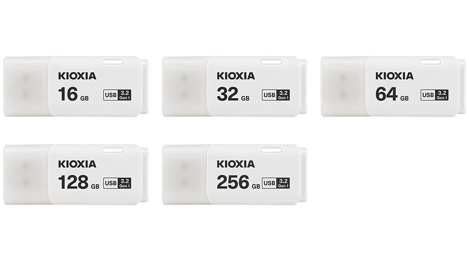 Kioxia U301 128GB USB3.2 GEN 1 LU301W128GG4 Beyaz