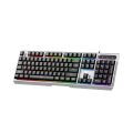 LENOVO LECOO KB121 USB Q Trk Rainbow Aydınlatmalı Mekanik Hisli Metalik Gaming Klavye