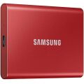 SAMSUNG 500GB T7 MU-PC500R/WW SSD USB HARİCİ DİSK KIRMIZI