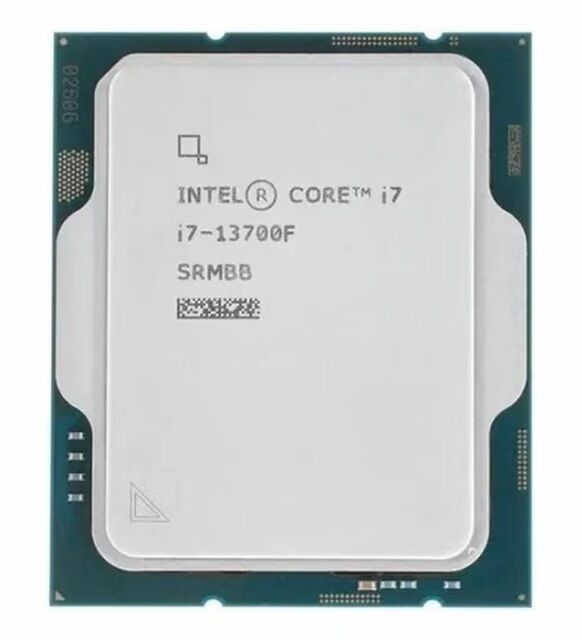 INTEL CORE i7 13700F 54MB 16çekirdekli VGA YOK 1700p 65w Kutusuz+Fansız