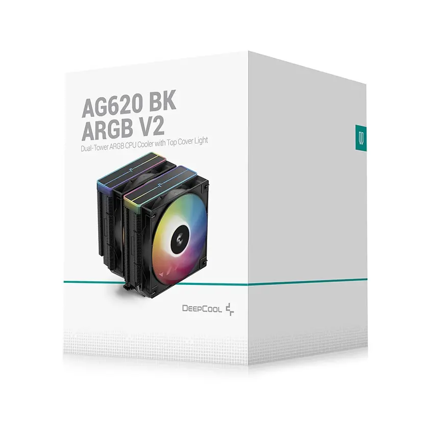 DEEPCOOL AG620-BK-ARGB-V2 Hava Soğutmalı AM5-1851p Dual İşlemci Fanı