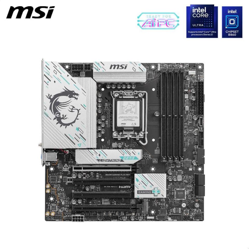 MSI MB B860 GAMING PLUS WIFI SOKET 1851 DDR5 8600(OC)