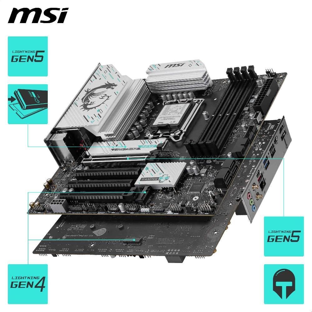 MSI MB B860 GAMING PLUS WIFI SOKET 1851 DDR5 8600(OC)