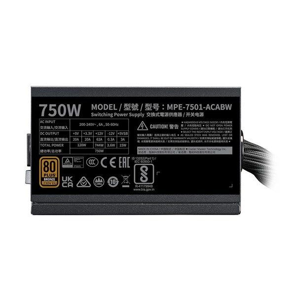 COOLERMASTER 750W 80+ BRONZE TD500 v2 KGNN75-STU Gaming E-ATX PC Kasası