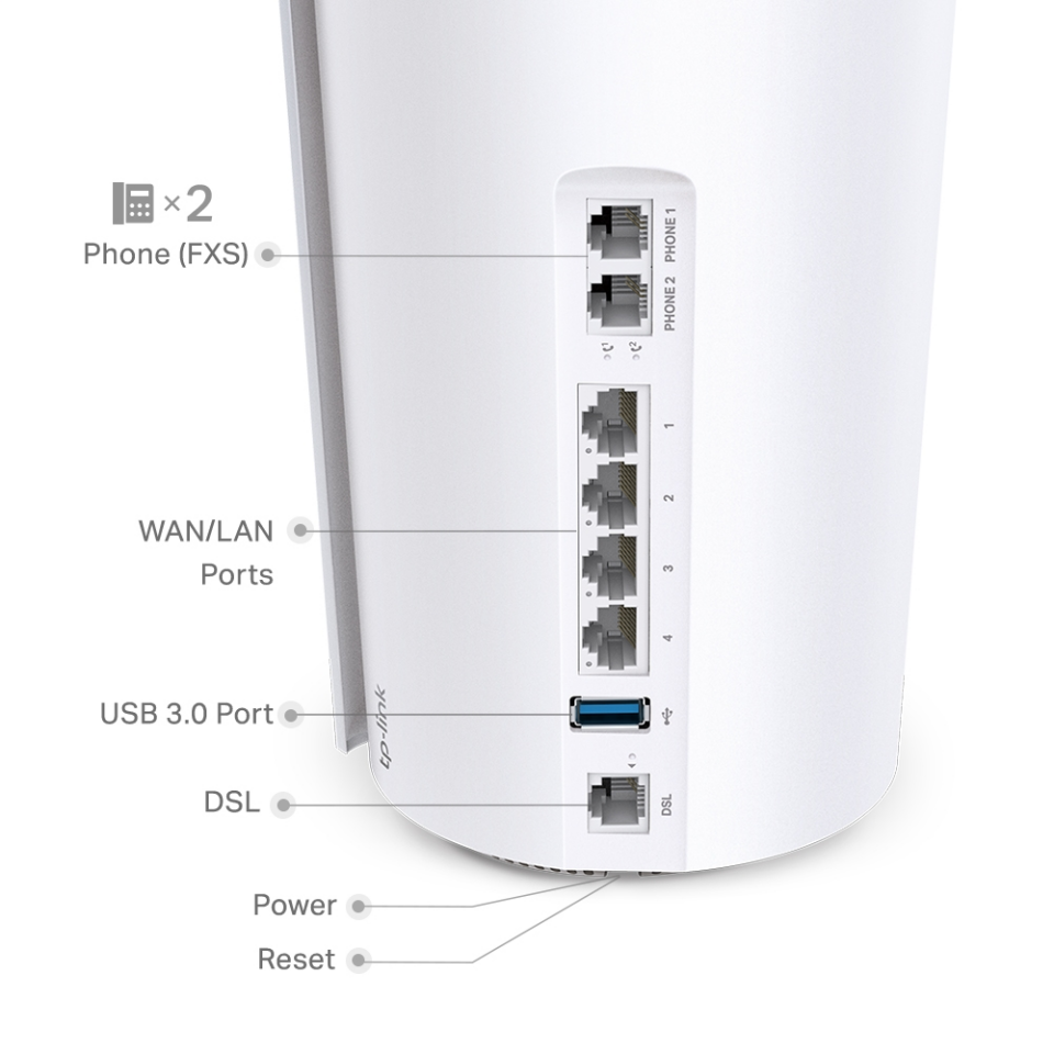 TP-LINK Deco X73-DSL Wıfı6 AX5400 VDSL Modem