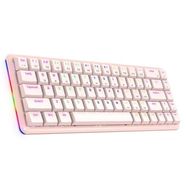 RAMPAGE Rebel Kablolu USB Q Trk Pembe Gaming Klavye Mouse