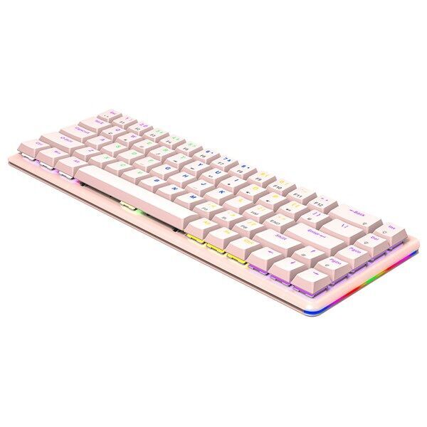 RAMPAGE Rebel Kablolu USB Q Trk Pembe Gaming Klavye Mouse