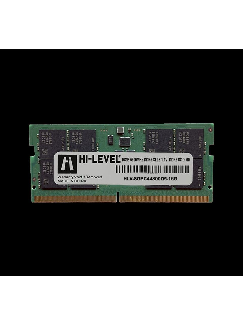 HI-LEVEL NTB 16GB 5600MHz CL46 1.1V DDR5 HLV-SOPC44800D5/16G
