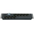 AGER 19'' 2U 9lu Sigortalı Priz Modülü AA-PRZ02U19-9A-AL