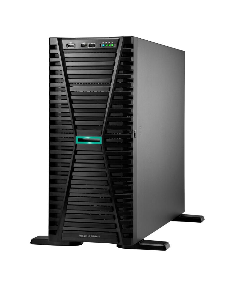 HPE PROLIANT ML110 G11 P81774-425 XEON 3508U-32GB DDR5 RDIMM-6X480GB SSD-2x1000w Tower Sunucu