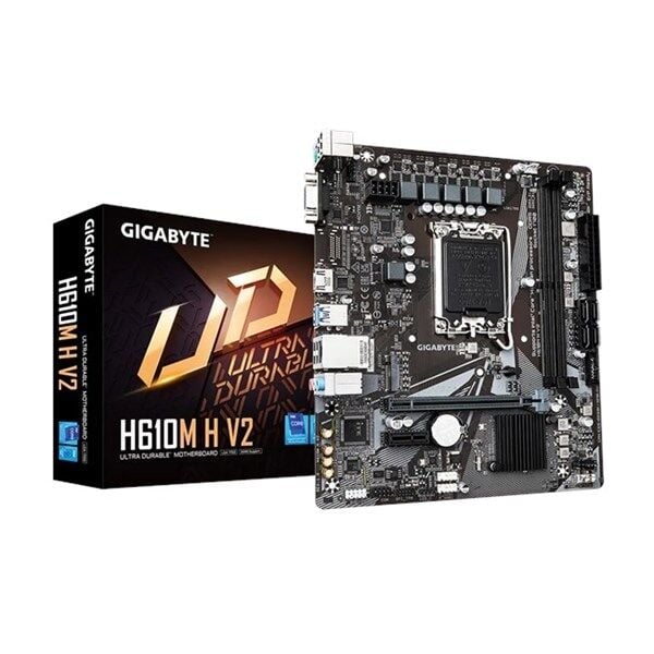 GIGABYTE H610M H v2 DDR5 HDMI PCIE 4.0 1700p mATX