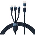 BASEUS FLASH II SIYAH 3IN1 100W 120 CM ŞARJ KABLOSU CASS030101
