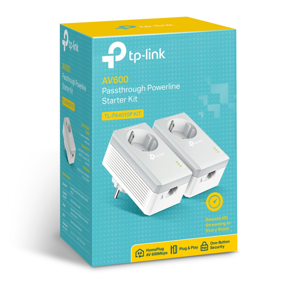 TP-LINK TL-PA4010PKIT AV600 Powerline Menzil Genişletici
