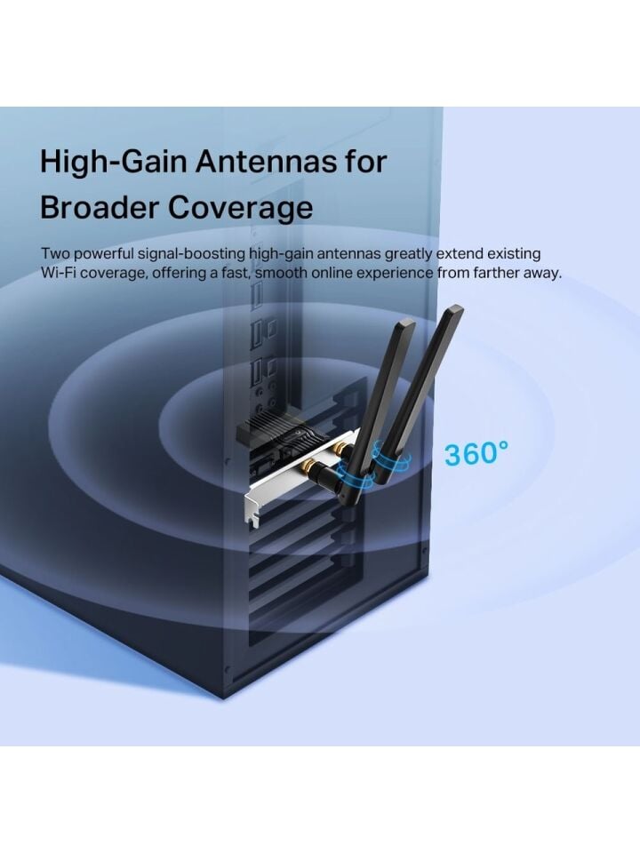TP-Link Archer TX55E AX3000 Wi-Fi 6 BT5.2 PCI Express Adaptör