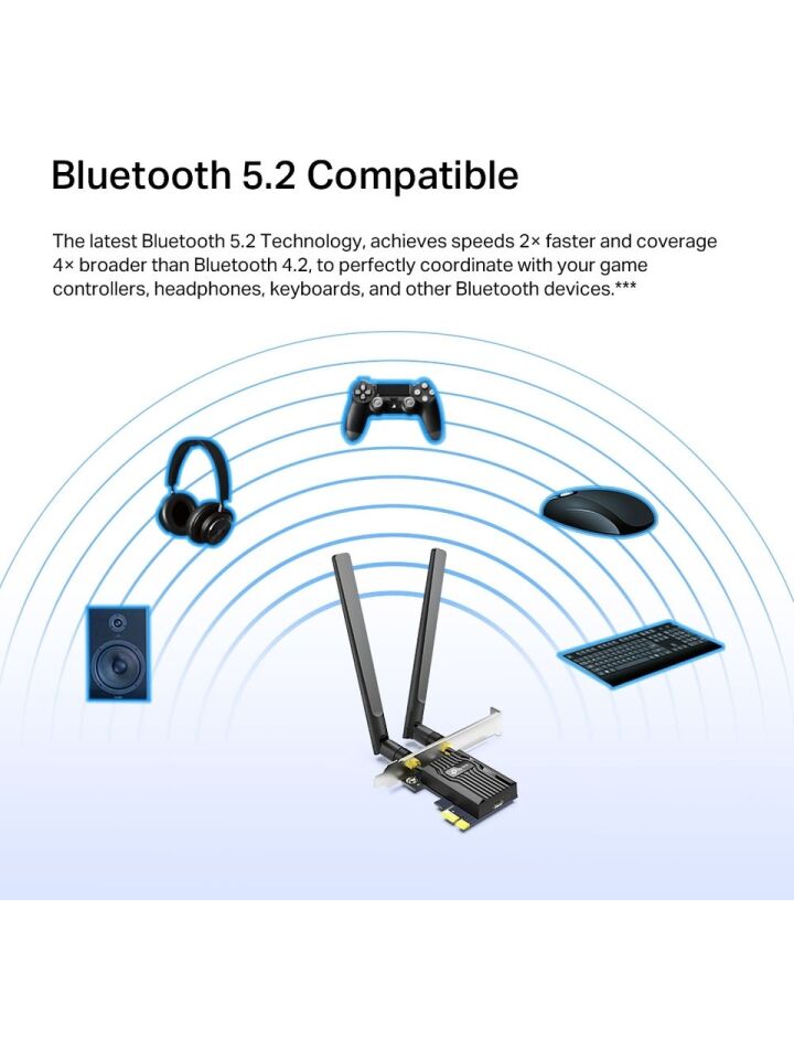 TP-Link Archer TX55E AX3000 Wi-Fi 6 BT5.2 PCI Express Adaptör