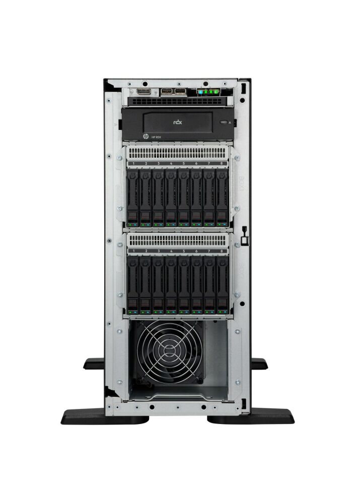 HPE PROLIANT ML110 G11 P81774-425 XEON 3508U-32GB DDR5 RDIMM-2X480GB+4X1.92TB SSD-2x1000w Tower Sunucu