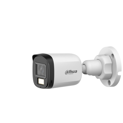 DAHUA 2MP Bullet 3.6mm Analog Kamera Akıllı Işıklı Sesli HAC-B1A21P-U-IL-A