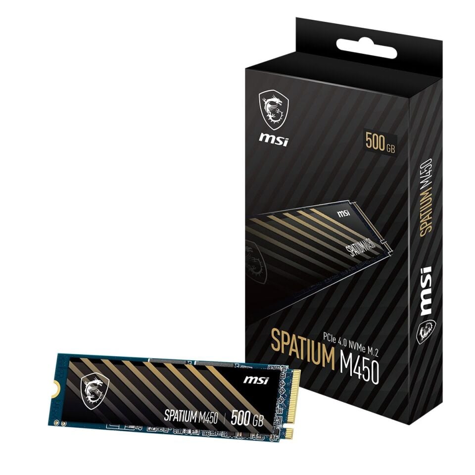 MSI SPATIUM M450 500GB V1 NVME M.2 SSD