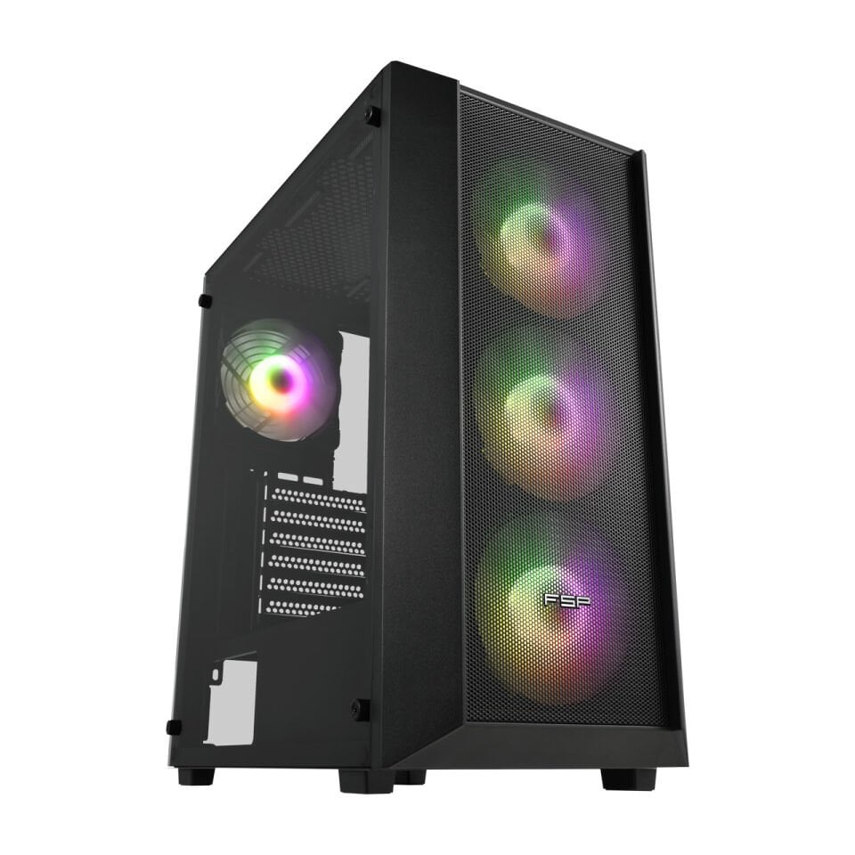 FSP CMT318 850W 80+ Gold RGB Mid Tower Kasa