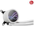 ASUS 240MM ROG RYUO III ARGB ANIME MATRIX LED EKRAN AM5-1700P SIVI SOĞUTMALI İŞLEMCİ FANI BEYAZ