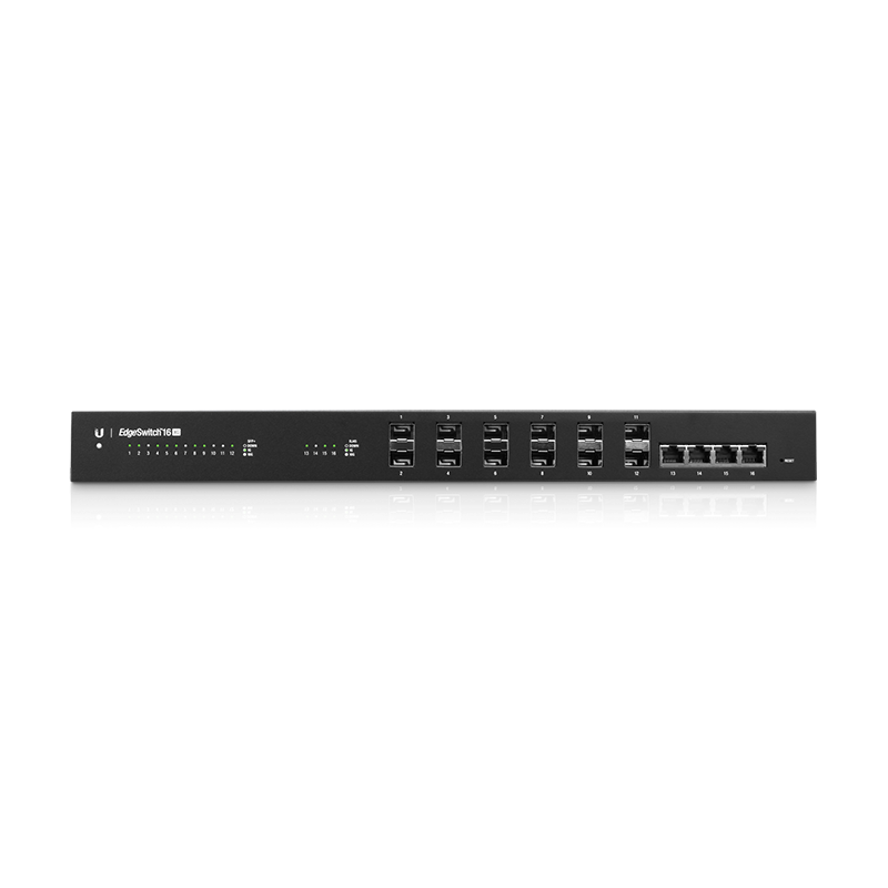 UBIQUITI 4port 12-SFP+ 10GbE Yönetilebilir Omurga Switch Edge ES-16-XG