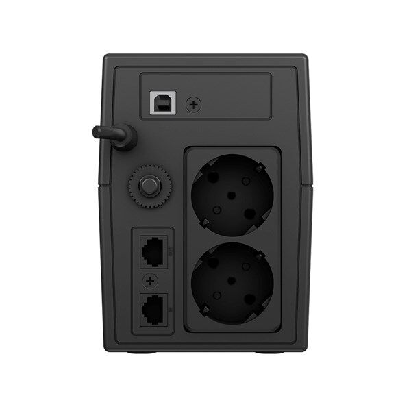 TESCOM 600VA LEO+ LEO600AP Modem Protect Lcd Ekran Line Interactive Ups