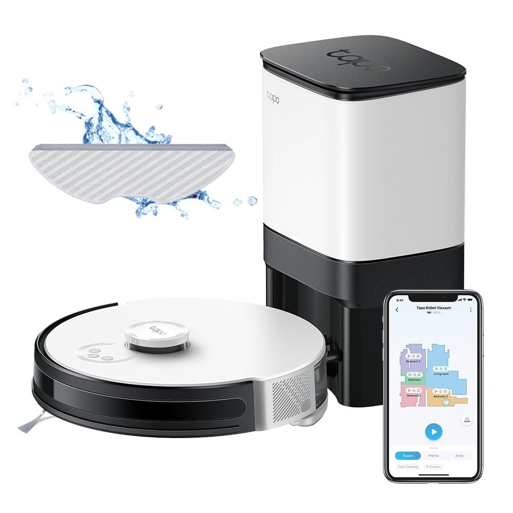 TP-LINK Tapo RV30 Lidar Navigasyonlu Robot Süpürge ve Paspas