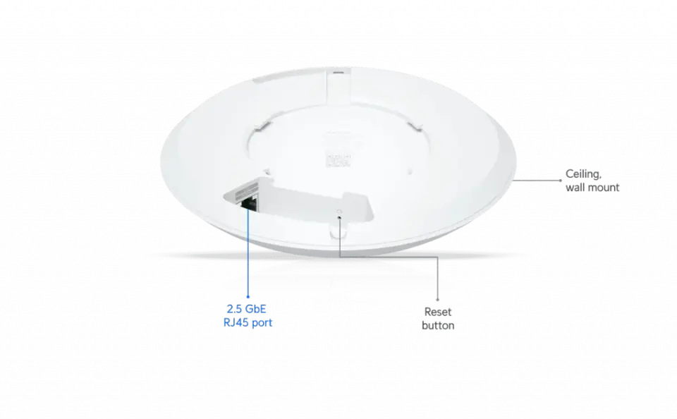UBIQUITI U7-OUTDOOR WIFI7 AP,2.4/5 GHZ, 2.5 GBE ACCESS POINT