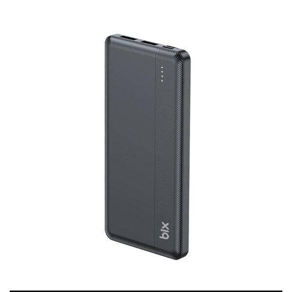 BIX 10000mAh BXPB108-BK 2x USB LED BİLDİRİMLİ Siyah POWERBANK