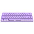 Rampage REBEL Mor Low Profile RED SWITCH US Layout Beyaz Işıklı Mekanik Gaming Oyuncu Klavye