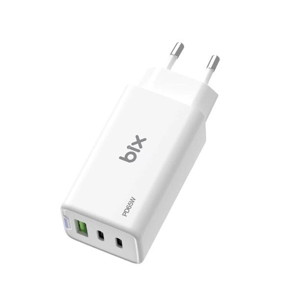 BIX BX3P66G-WE 65W ŞARJ ADAPTÖR TYPE-C/USB Beyaz